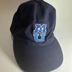 Monsters University "MU" Collegiate Baseball Cap - Disney Pixar Hat - Monsters I
